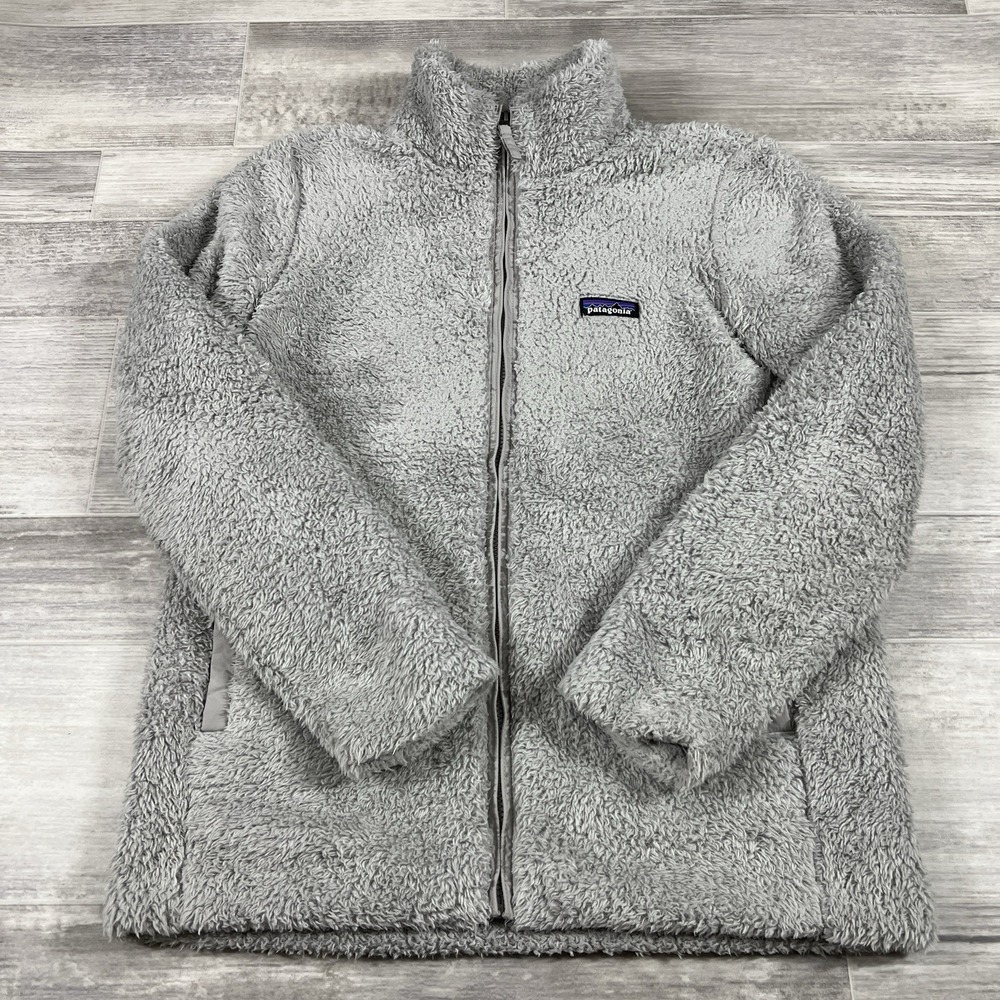 Patagonia Women's Light Grey Los Gatos Quarter Zip Pullover Sweater Size Medium